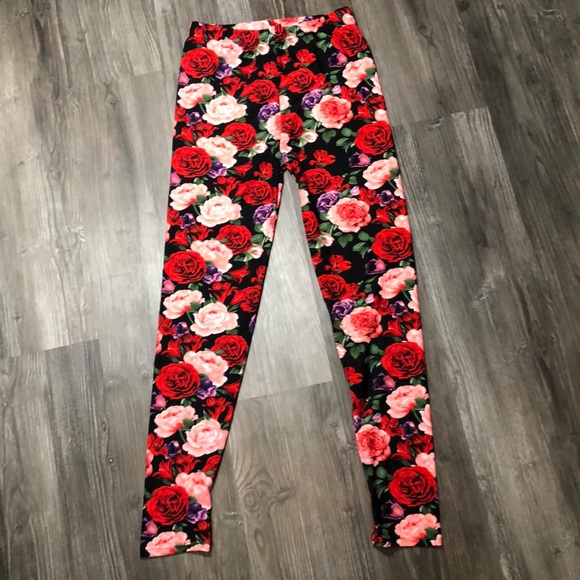 NWT Floral Leggings - Picture 2 of 5